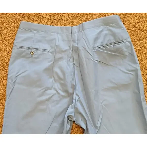 Vintage Sansabelt Light Blue Golf Mens Pants Jaymar Ruby Size Large
